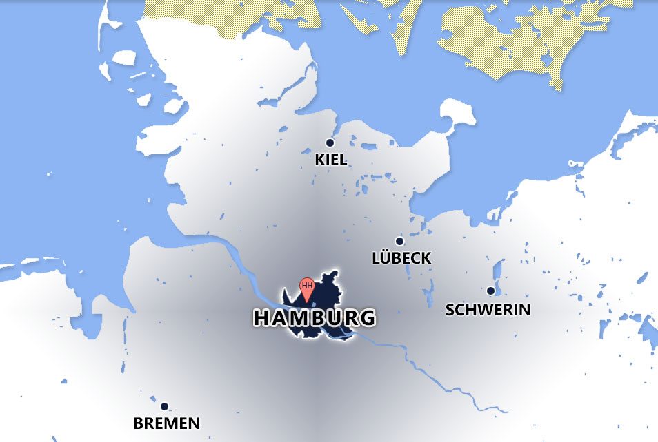 Hamburg Housing ist Nordaktiv Karte
